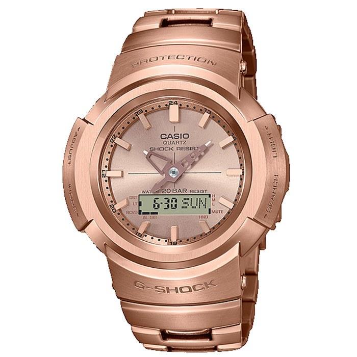 CASIO G-SHOCK AWM-500GD-4A Радио-Солнечные Мужские Розовое Золото