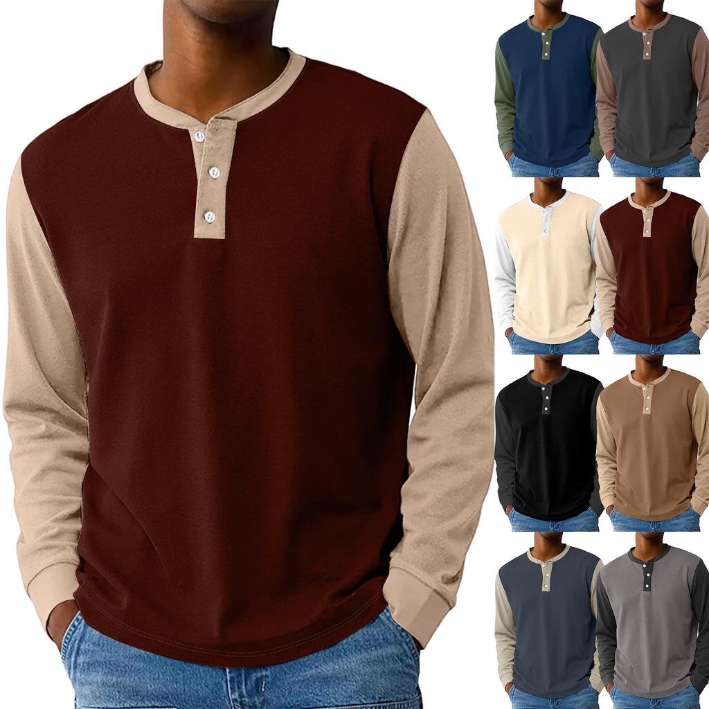 Men's Loose Casual  Long-sleeved Lapel Zip-up Hoodie