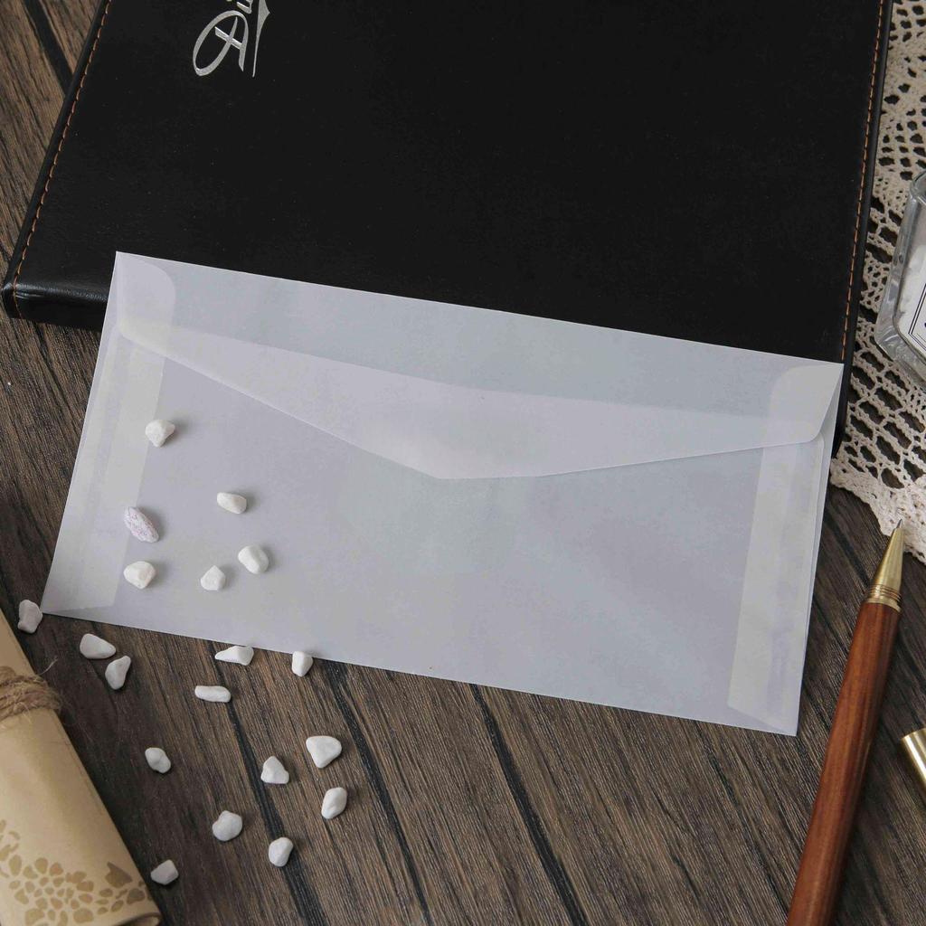 Transluzente 120 g/m² Pergament Hochzeitseinladungs-Umschläge - Größen 3/5/7