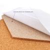 5PCS Cork Notice Board Self Adhesive Hexagon Cork Board for Photo Wall Decorations DIY Office Bulletin Board Corkboard