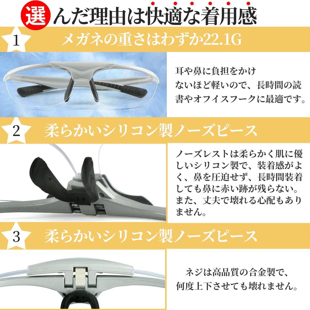 Magnifying Permeable Magnifying Blue Light Sports Glasses Magnifying for Fine Work Flip-up Glasses, Glasses, Blocking, Frame, Glasses, Bifocal,