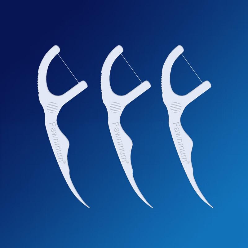 FAWNMUM High-Fine Disposable Dental Floss Picks, 1000 Count