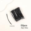 100Pcs Bobby Pins,2.2" Black Hair Pins Kit Hairpins for Women Girls Kids Hairdressing Salon Secure Hold Wave Hairgrip Hairclip