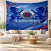 Rangers FC Wall Tapestry, Soft Fabric Wall Hanging, Decorative Backdrop For Bedroom Home Wall Art