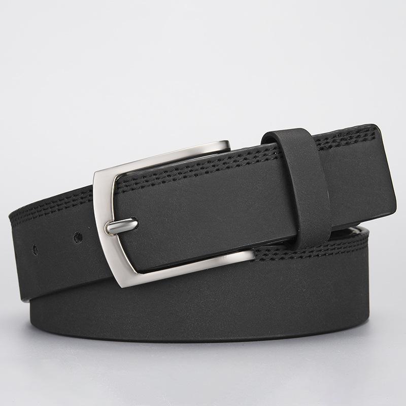 Men'S Belt Pu Pin Buckle Belt Casual Belt Men'S Belt