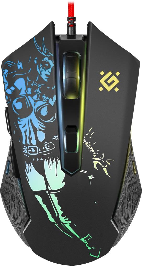 Mysz przewodowa Defender Sin'Sister GM-933 7200dpi 6P + podkładka Gaming + GRA