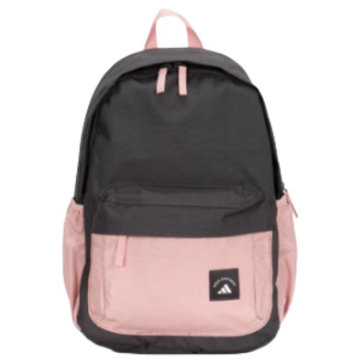 Adidas 20L Fashion Minimalist Zipper Closure Fabric Mini Backpack Women Backpacks Graphite-Black Pink KR5116 Graphite Black Pink 22080₽