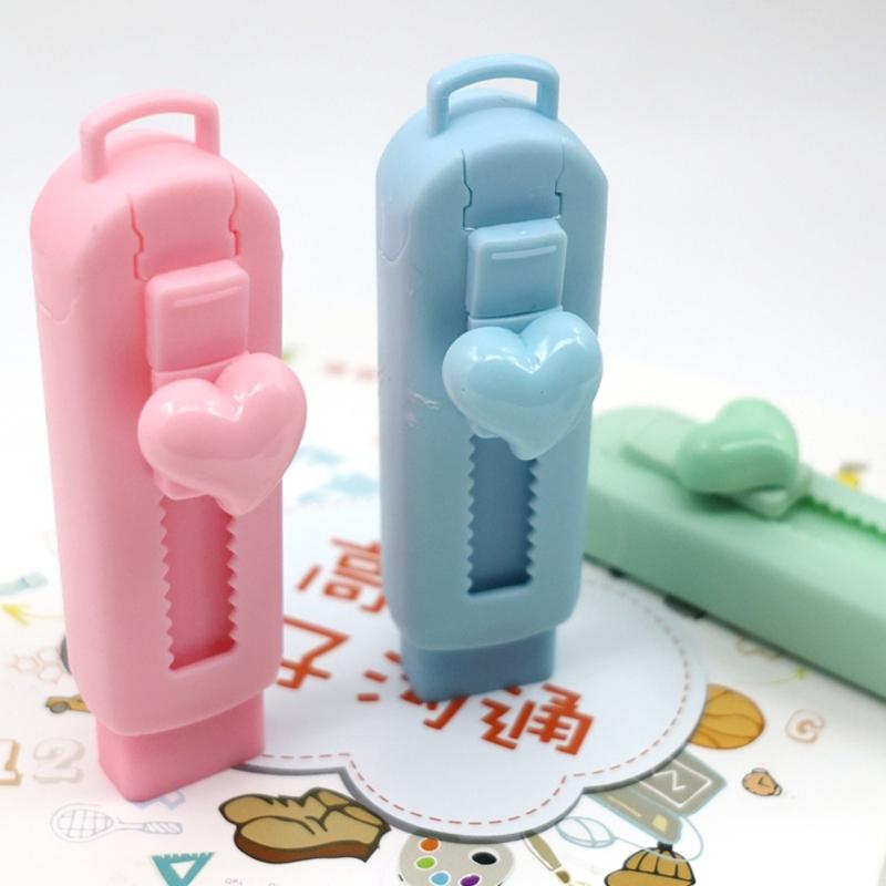 Schiebbare Einziehbare Bleistiftradierer Einziehbarer Bleistiftradierer Leichtes Radieren Bleistiftradierer für Kind Schüler Schreiben Zeichnen