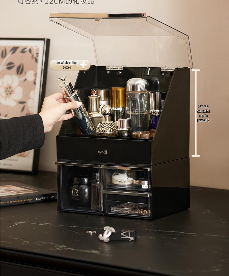 Porta-Pincéis de Maquilhagem de Luxo à Prova de Pó e Organizador