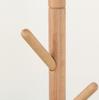 Solid Wood Tree-Shaped Coat Rack for Clothes and Accessories