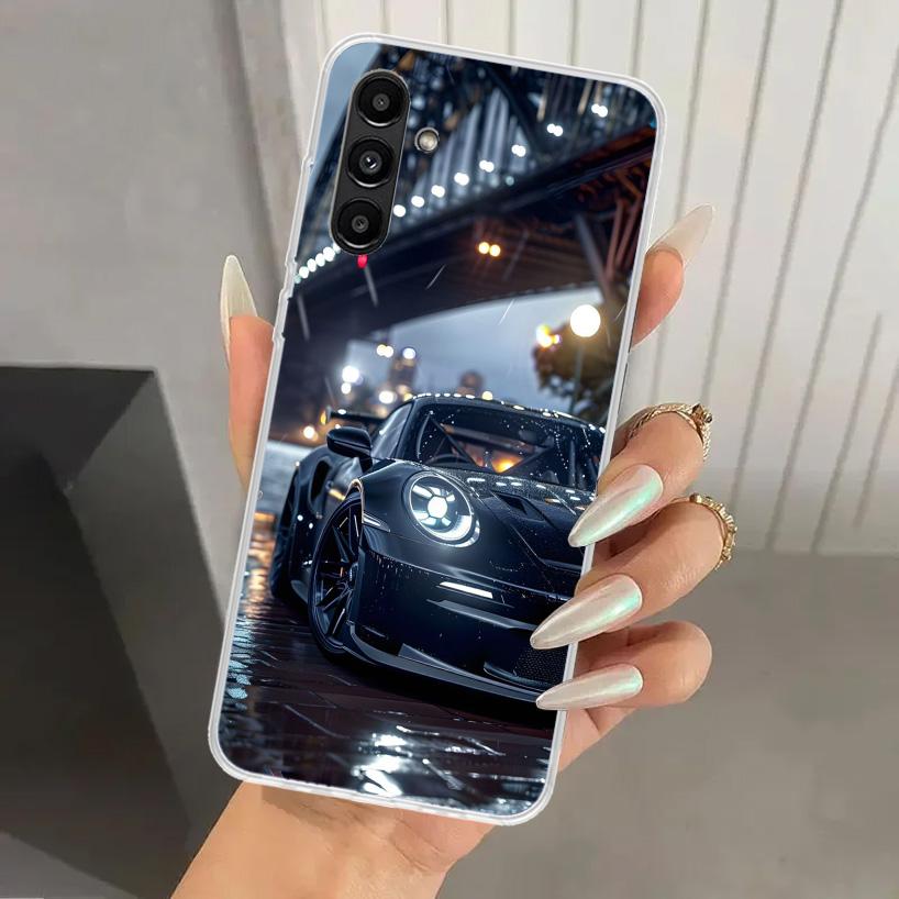 Sports Car 911 Phone Case for Samsung Galaxy A17 A16 A37 A26 A36 A57 A56 A15 A25 A35 A55 A14 A24 A34 A54 A13 A23 A33 A53 Galaxy