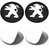 20pcs 56mm 60mm 65mm 54mm Peugeot Car emblem Wheel Center Hub auto Rim refit dust-proof badge covers sticker styling accessories