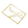Female Art Wall Decoration Minimalist Modern Iron Art Innovative Metal Line Wall Art Decor for