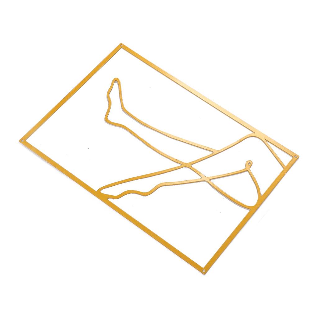 Female Art Wall Decoration Minimalist Modern Iron Art Innovative Metal Line Wall Art Decor for