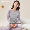 Teen Girl Autumn Cotton Thermal Set - Warm Long Underwear & Sweater