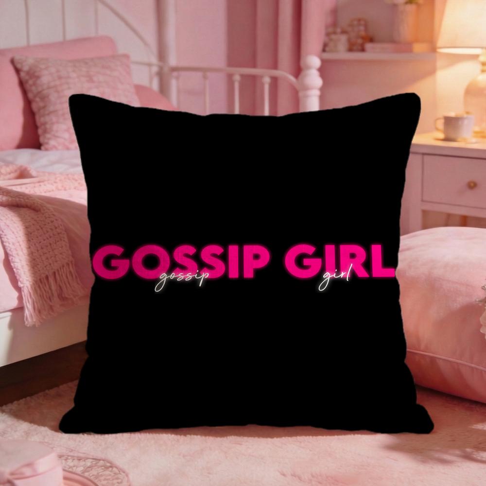 Cool Movie GGossip Girls Cushion Cover Premium Comfort Reversible Pillow Cove Two In One Design For Any Room Car Interior