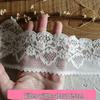 Finiture in pizzo fatte a mano: Tessuto a rete per abbigliamento da bambino, tende, gonne, tessuto decorativo plissettato