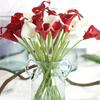 1 Zweig künstliche Blume Calla-Lilien-Brautstrauß für Zuhause, Hochzeit, Party, Dekoration