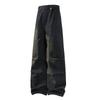 Womens Outdoor Waterproof Windproof Hiking Pants Loose Quick-Dry Cargo Wide-Leg Trousers