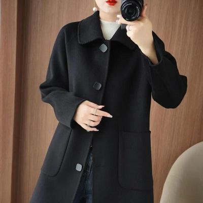 2025 Winter New Arrival Mid-Length High-End Women's Wool Coat