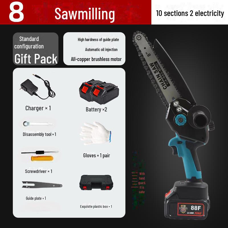 

Профессиональная электрическая цепная пила с сертификацией CE, ручным бесщеточным двигателем, идеально подходит для лесозаготовок на открытом воздухе и садоводства.