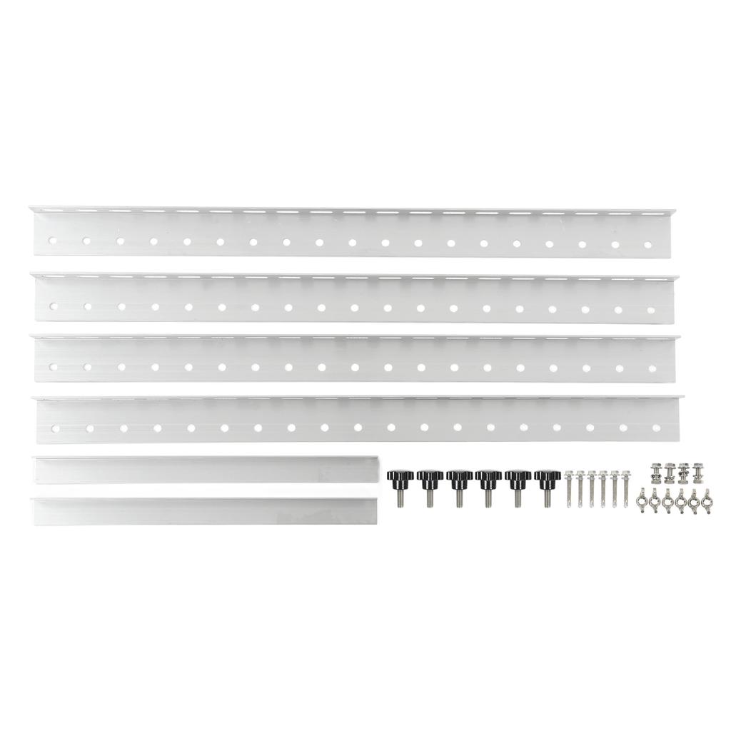 28 Inch Solar Panel Tilt Mount Bracket Portable Aluminum Alloy Triangular Porous Solar Panels Rack Bracket Set for RV