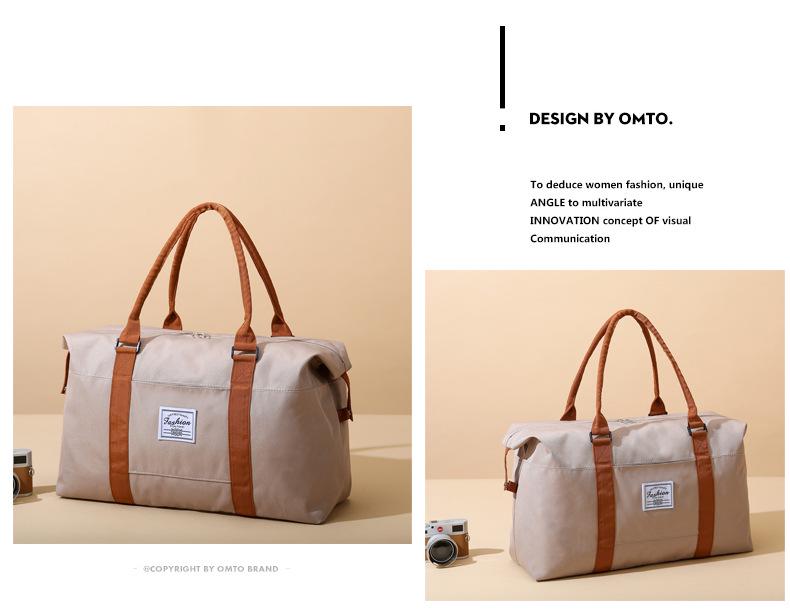 Unisex Gym Bag with Wet/Dry Separation, Large Capacity, Lightweight Tote for Travel or Maternity