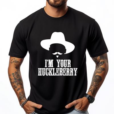 Jestem Twoim Huckleberry Westernowy Cytat Kowboj Harajuku Anime Koszulki Graficzna Koszulka Oryginalne Męskie Koszulki Kreatywne