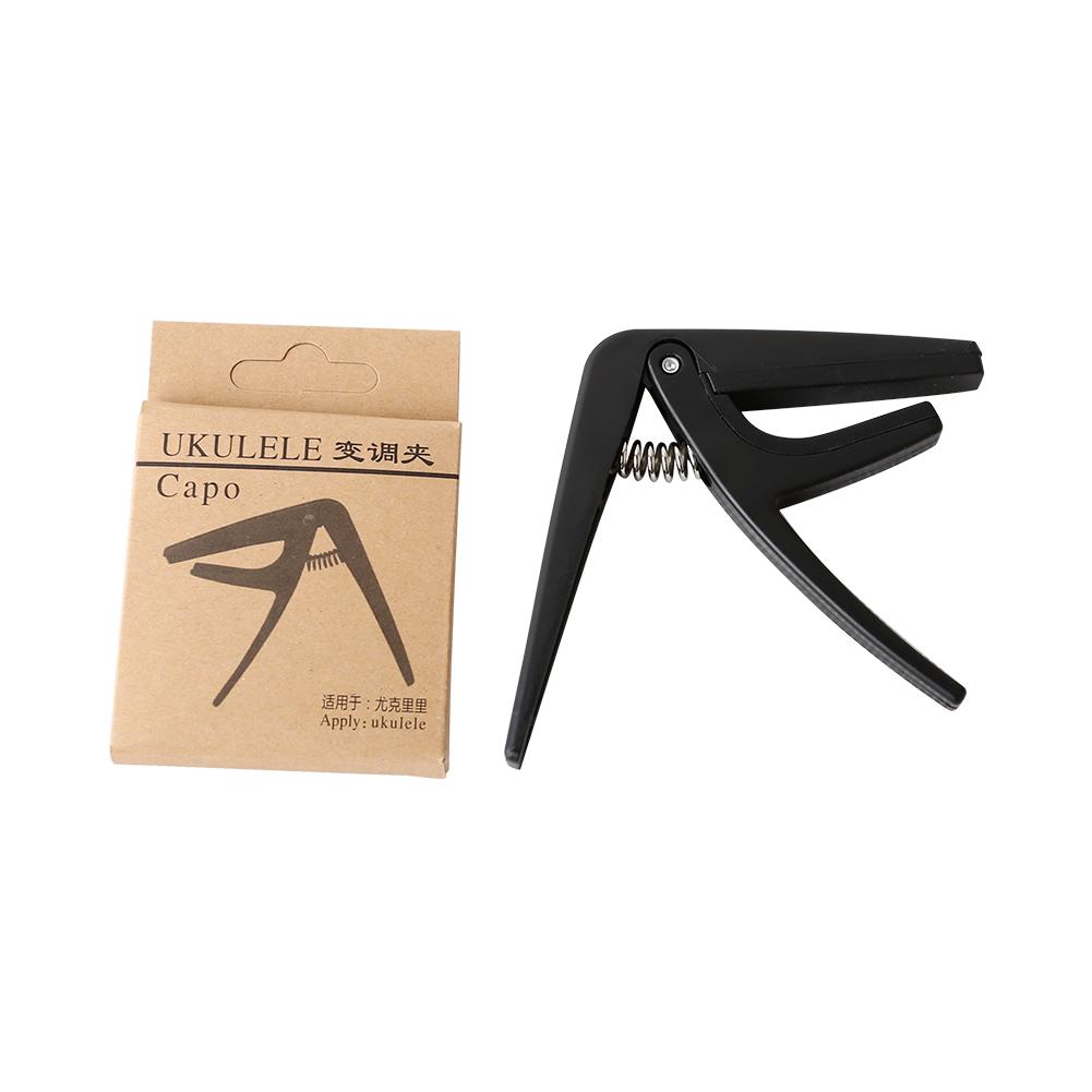 Professional Ukulele Capo Single-handed Quick Change Ukelele Capo Guitar Parts & Accessories