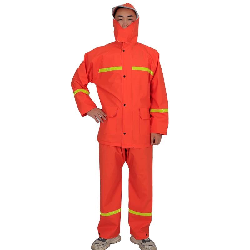 Men's Thick Takeaway Cycling Clothing Raincoat Rain Pants Suit
