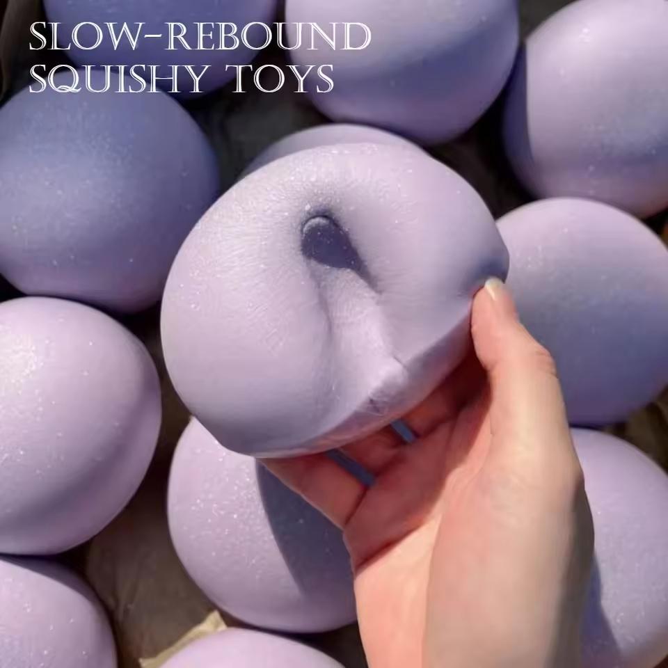 Squishy Simulated Bread Squeeze Toy Soft Stress Relief Slow Rising Sensory Fidget For Anxiety Adhd Autism Gifts For Adults