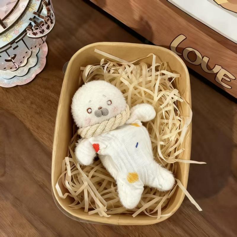 Stress Relief Plush Toy Cute Cartoon Healing Soothing Seal Bean Bag With Hanging Rope Funny Sensory Toy Birthday Gifts For Girls