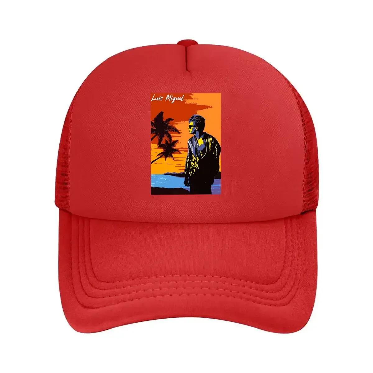 

Luis Miguel Music Inspired Artist Tribute Design Mesh Baseball Cap One Size