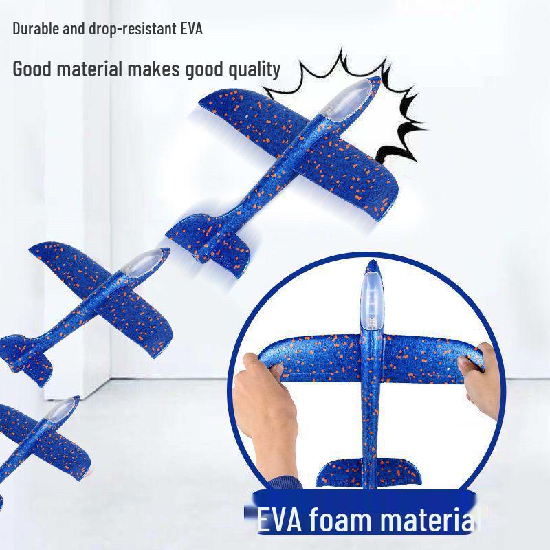 Light-Up Foam Glider Airplane Launcher Toy for Kids