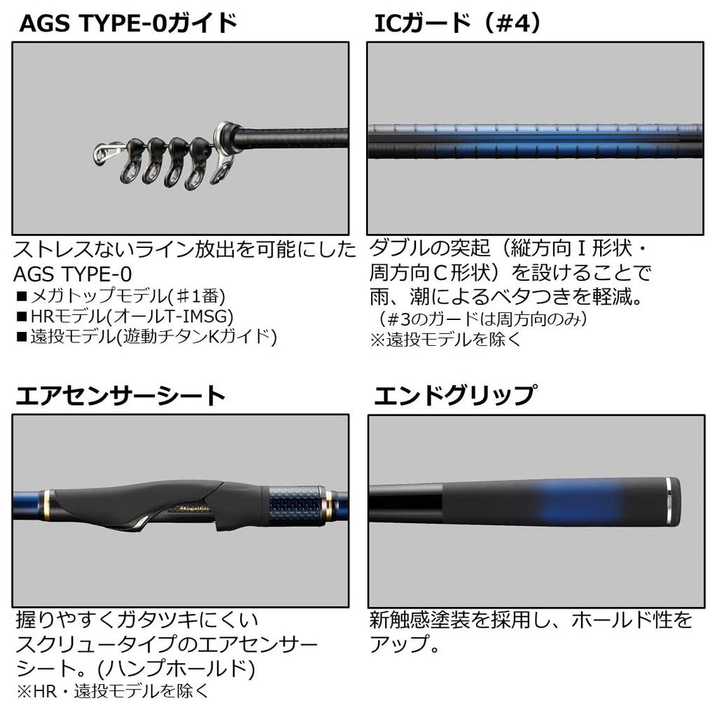 Daiwa Megathis Surf N Long Black (HR/Long Cast) Rod, 3-53 Cast,