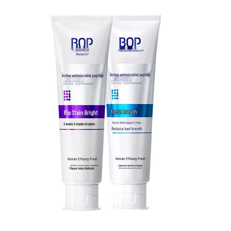 

BOP Professional Adult Toothpaste - Whitening & Fresh Breath Twin Pack