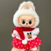 YWHOLA Doll Clothes Christmas Suits 1-3 Generations Cartoon Toy Dolls-Excluding Shoes Plastic Polyester Material 17cm Size 1:3