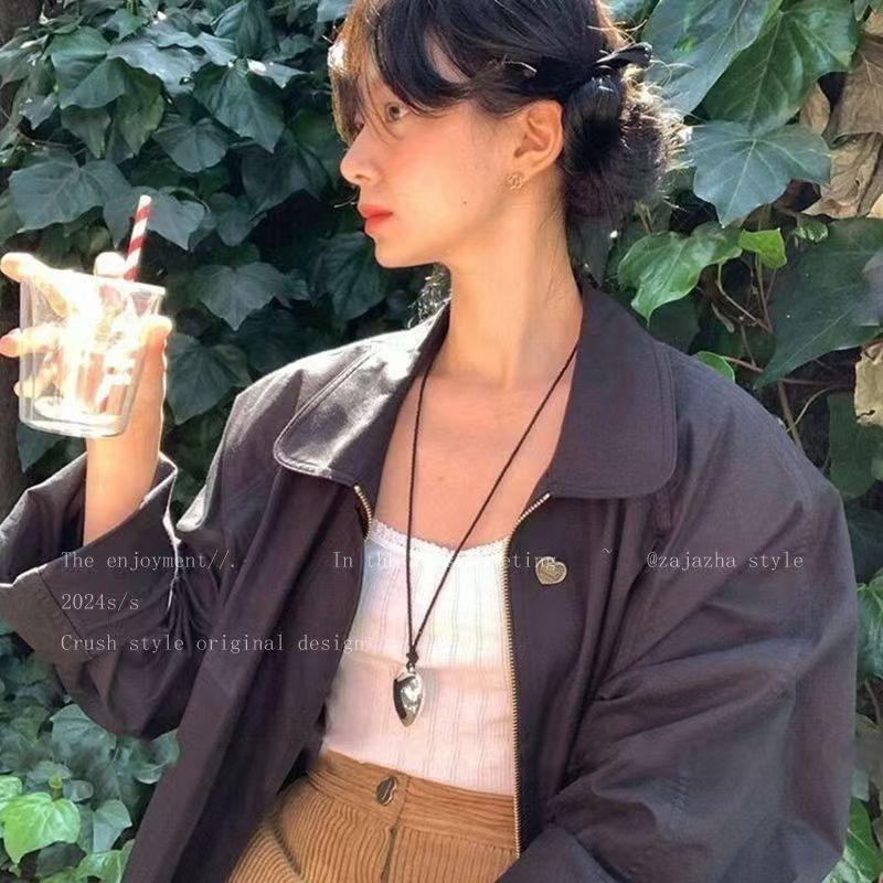 Love pendant Long necklace Women's new simple design Fashion versatile sweater chain with jewelry necklace pendant