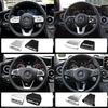 Für AMG Benz AMG Emblem Auto Lenkrad Aufkleber Zubehör Für Mercedes Benz AMG W206 W204 W205 W212 W213 W221 W222 W223 W2