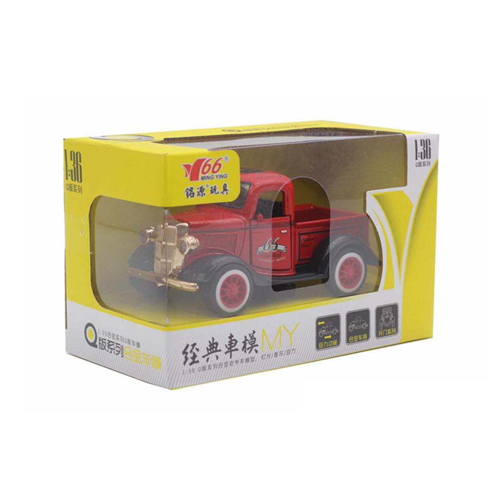 1/36 Pickup Car Toy Pickup Truck Toy Sound Light Truck Model Car Toy for Boys Kids Girls Home