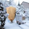 Sacos de Cobertura de Plantas de Inverno de Juta Sacos de Cobertura de Plantas de Inverno Reutilizáveis de Juta Pano de Proteção Geada Congelamento Envoltório Para Quintal Jardim Flor