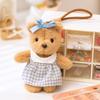 Dress Hoodie Teddy Bear Keychain Plush Toy Stuffed Doll Bag Decoration Gift