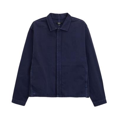 Premium Washed Vintage Long Sleeve Solid Color Shirt Men Shirts VN000S11FOB
