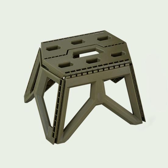 Portable Folding Stool Lightweight Heavy Duty Plastic Multi-function Outdoor Camping Backpacking Beach Picnic Fishing Collapsible Chair Seat