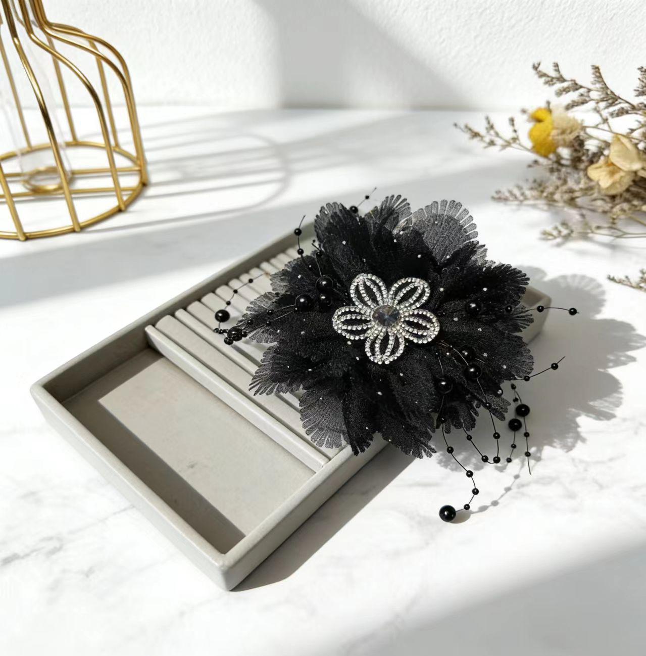 Elegant Butterfly Rhinestone Ponytail Claw Clip for Women