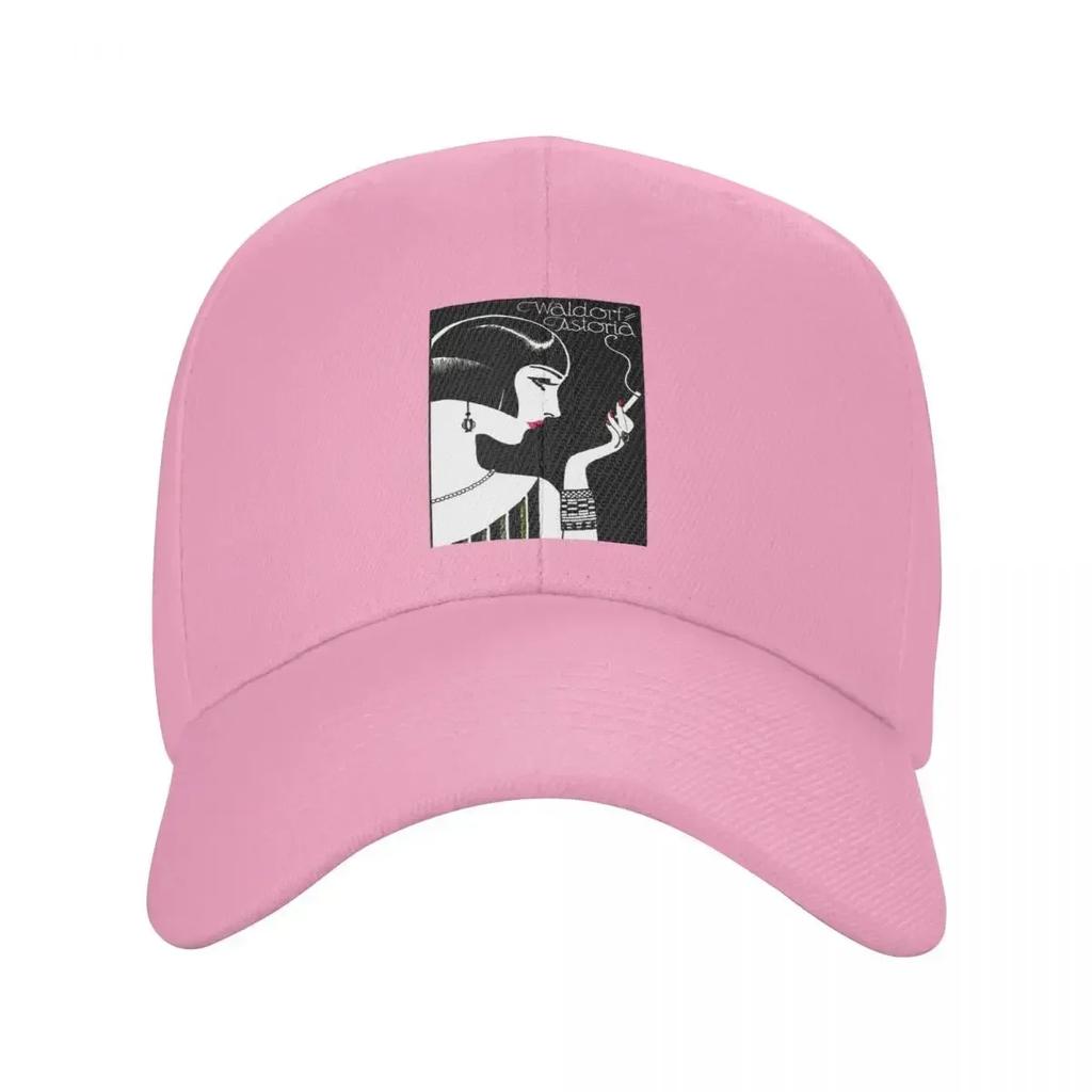 WALDORF ASTORIA Vintage Hotel Werbedruck Baseballkappe Sonnenschirm Truckerhut Sonnenhut Hüte Damen Herren