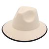 Top Hat do obszywania, Kapelusz Jazzowy Kopułowy, Filcowy Kapelusz w Stylu Zagranicznym Męski i Damski, Kapelusz Wełniany, Kapelusz Fedora, Kapelusz Przeciwsłoneczny.