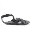 Great HERMES Sandals Aura Ankle Strap Black Leather Women 38 201063Z Used