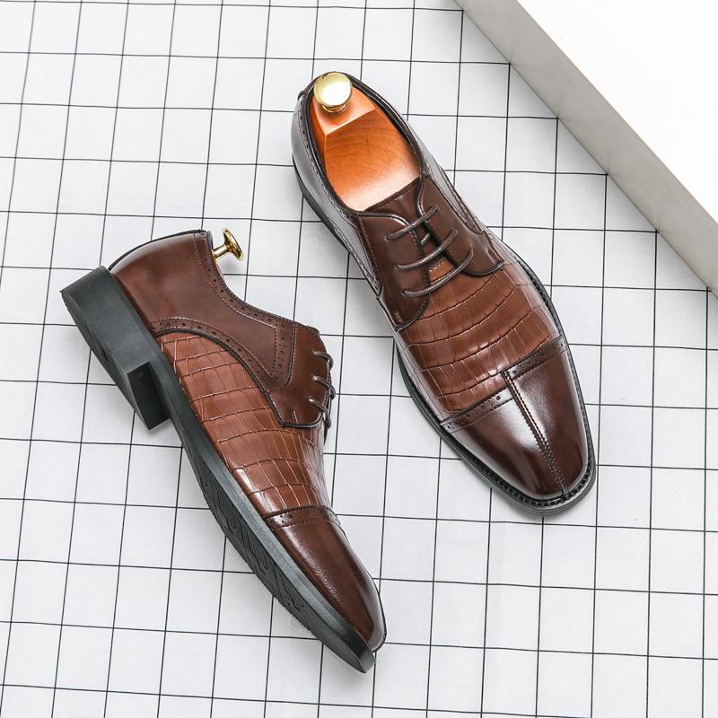 Fashion Shoes Men Casual Leather Business Shoes Formal Fashion Dress Tenis De Hombre Moccasins Mokasin Tenis Caballero Designer