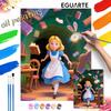 Alice In Wonderland Digital Oil Painting Art Painting Handmade Diy Home Decorations